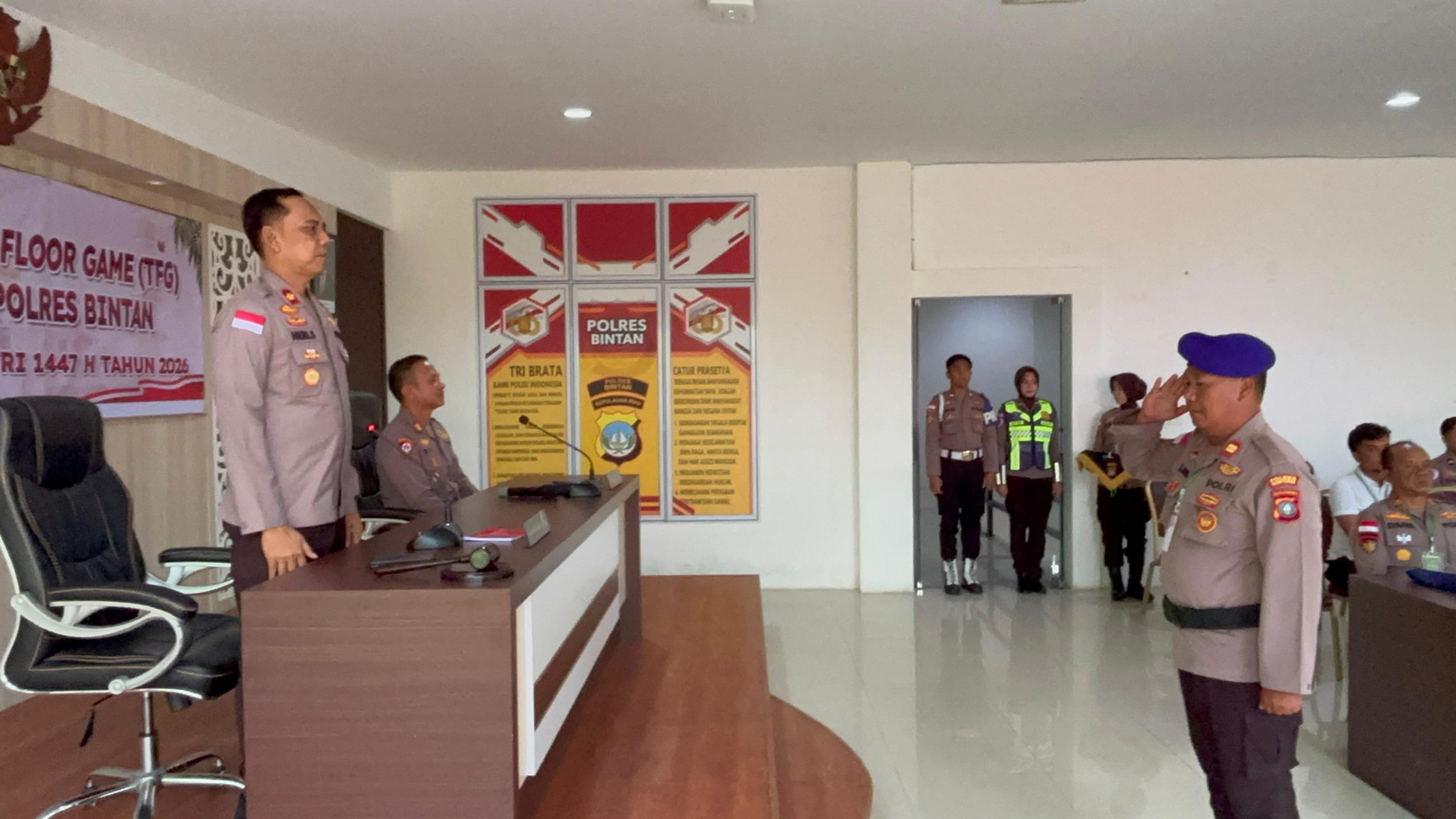 Polres Bintan Gelar Latpraops Ketupat Seligi 2026, Siapkan Pengamanan Idul Fitri dan Arus Mudik