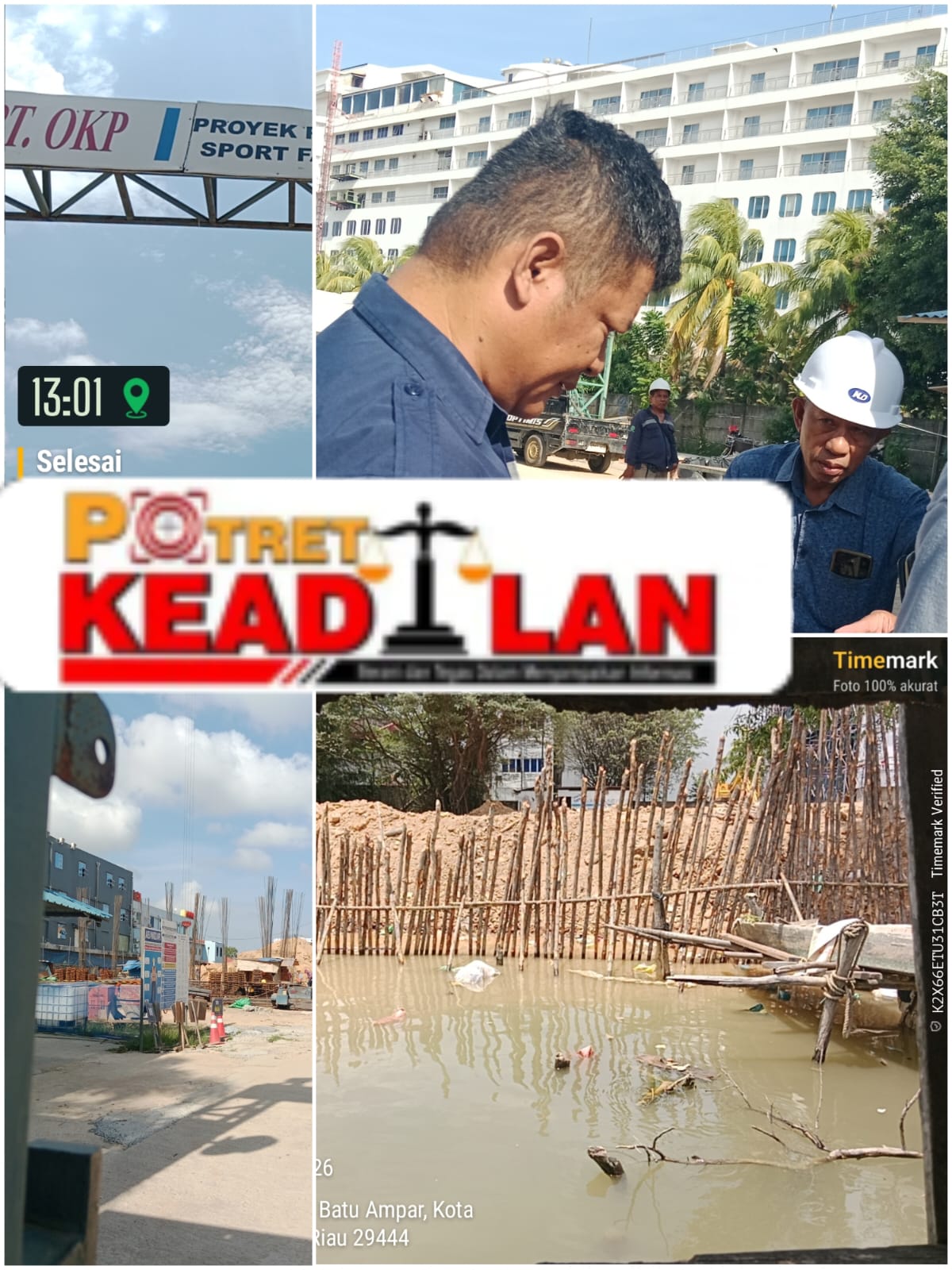 PT. OKP melakukan penimbunan laut,dan pembangunan tanpa izin dari instansi terkait.pihak pengelola inisial H seakan kebal hukum.