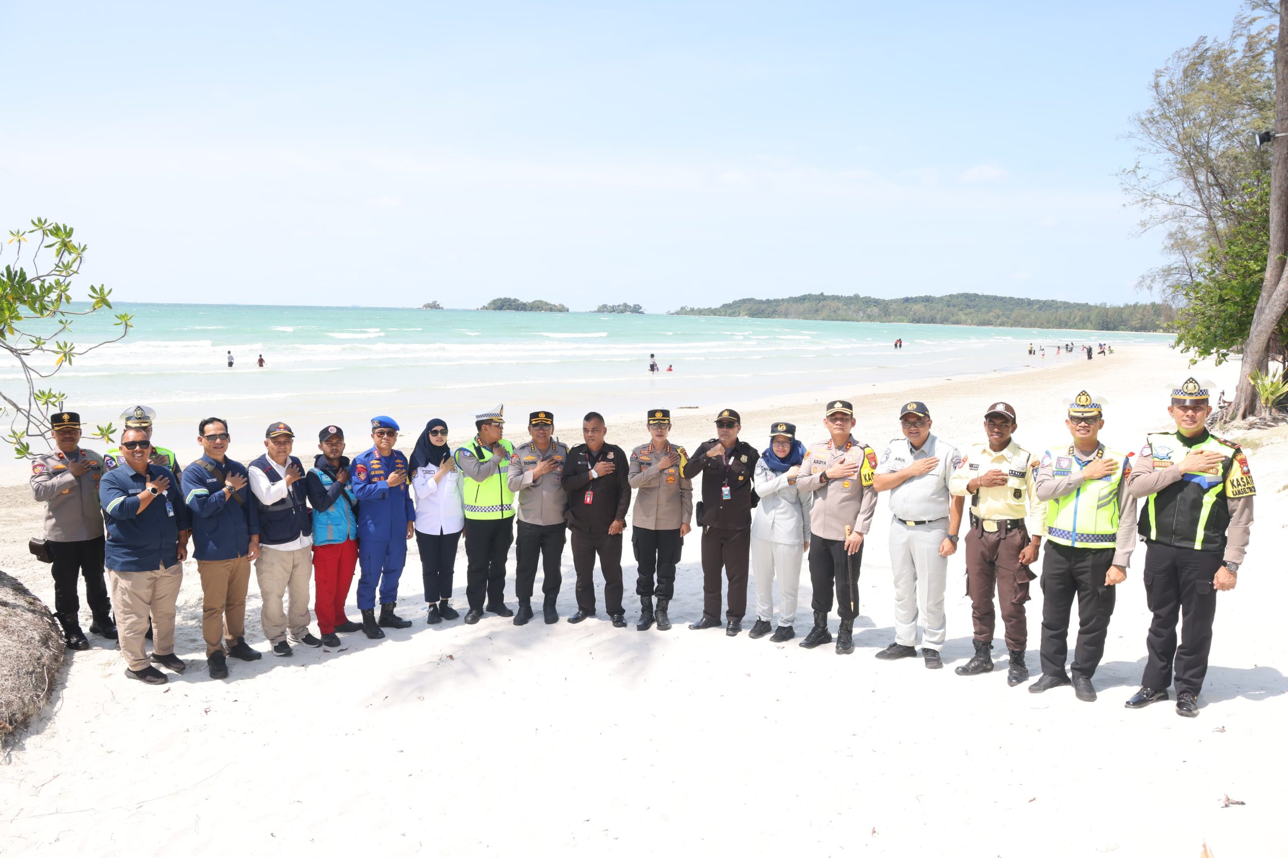 Kunjungan Karo Ops Polda Kepri Dan Rombongan Di Wilkum Polres Bintan.