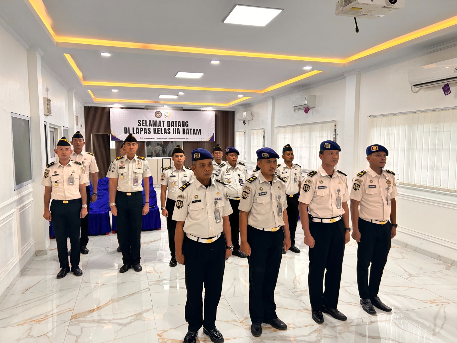 Perkuat Pengawasan Internal, Lapas Batam Ikuti Pengukuhan Satops Patnal Secara Virtual.